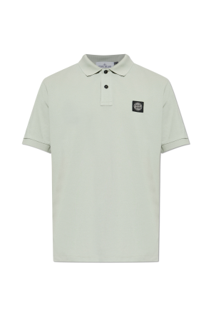 Stone Island Polo shirt with logo patch | Men's | Vitkac